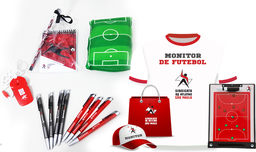 FutBrindes cria kit personalizado de monitor de futebol para ex-atletas