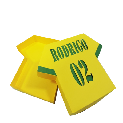 Caixa de madeira de camisa