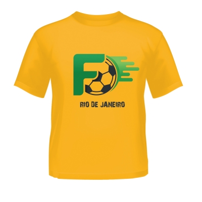 Camiseta Futebol Letra personalizada